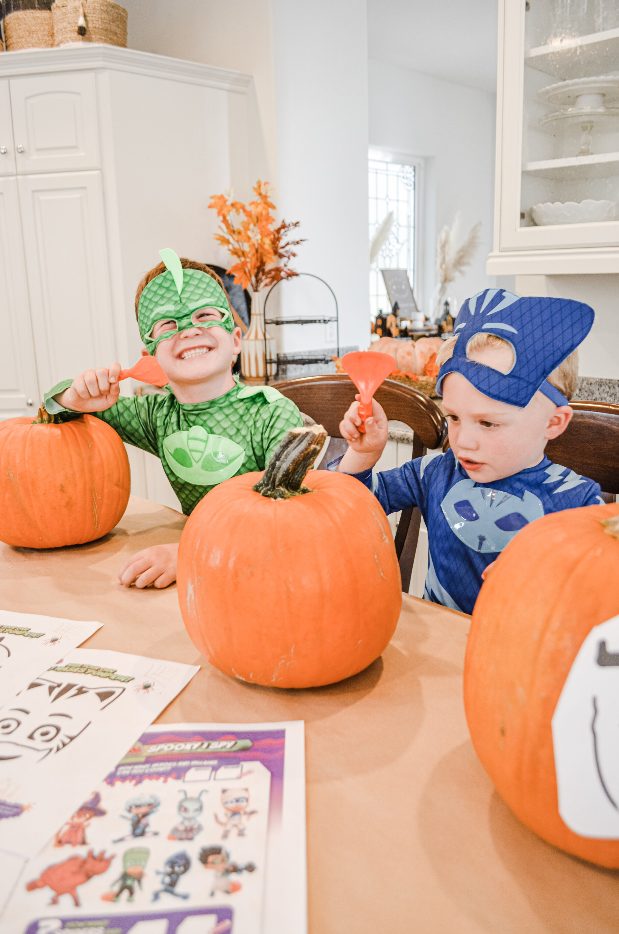 PJ Masks Halloween From Scratch With Maria