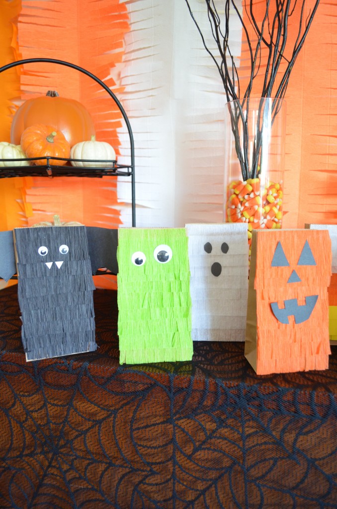 DIY Fringed Halloween Treat Bags From Scratch With Maria