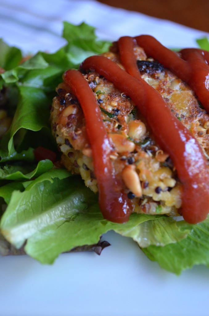 Quinoa and Chickpea Burgers From Scratch Click for recipe!