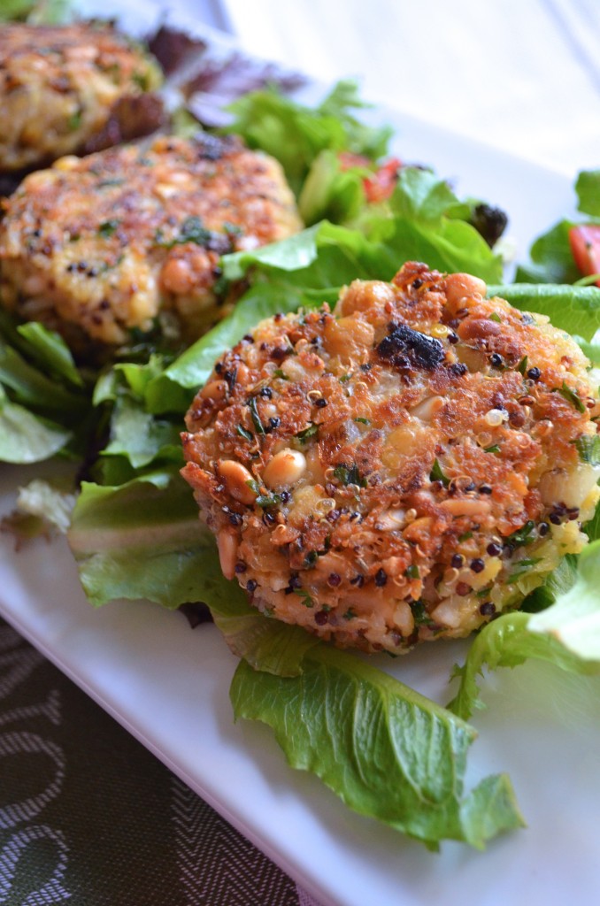 Quinoa and Chickpea Burgers - From Scratch with Maria Provenzano