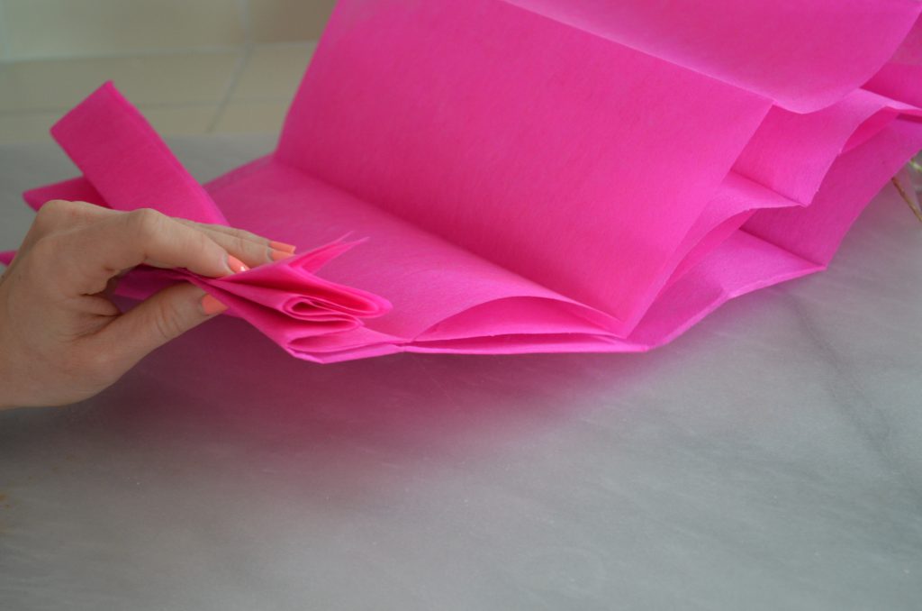 DIY Tissue Paper Pom Poms