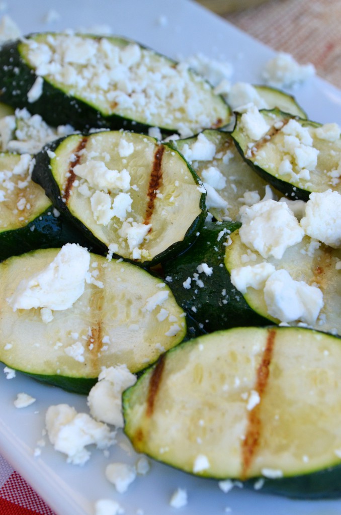 Easy Grilled Zucchini with Feta
