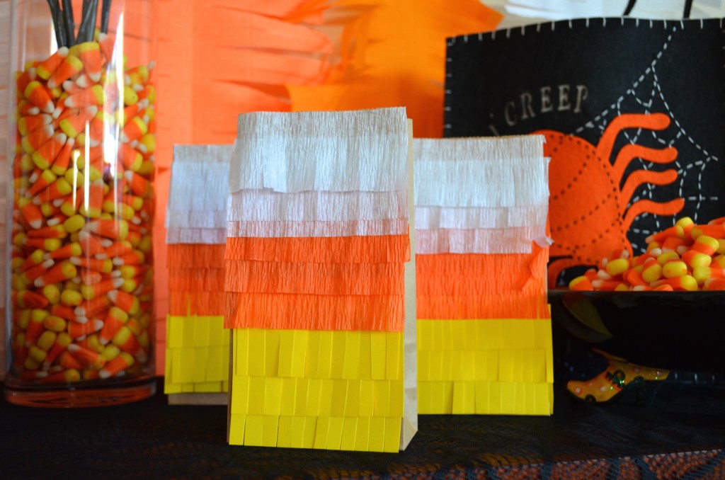 DIY Fringed Halloween Treat Bags From Scratch With Maria