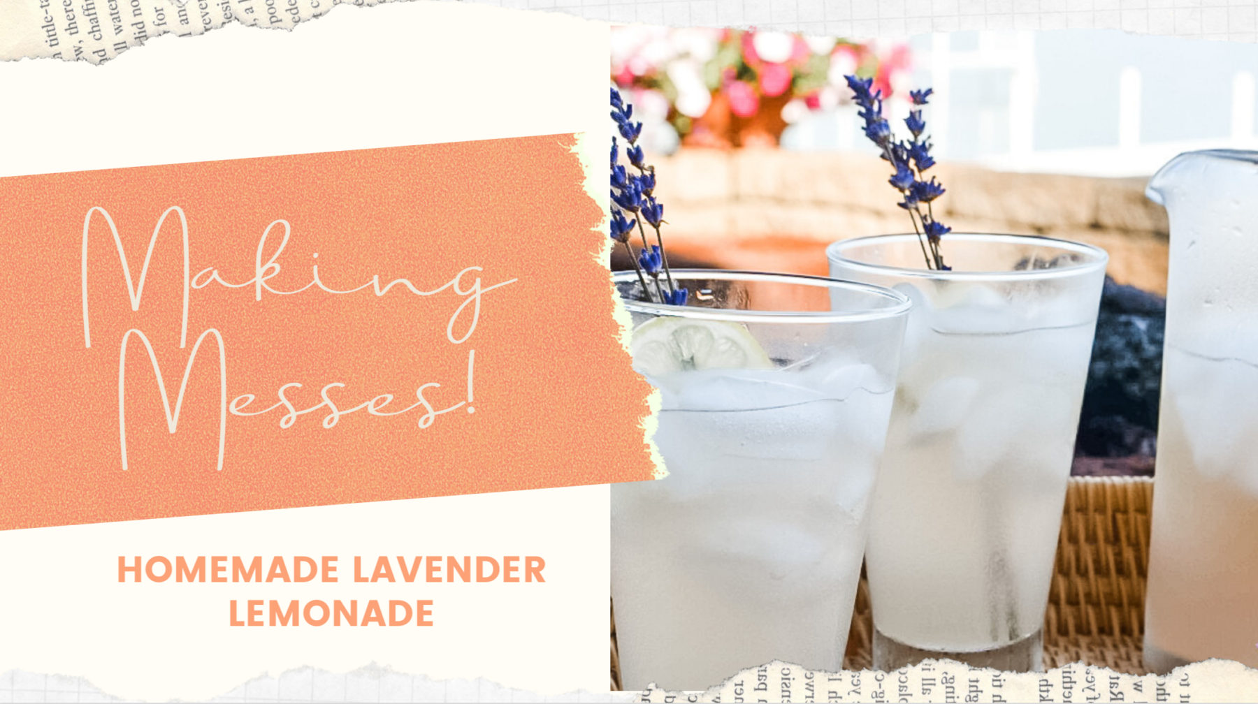 homemade lavender lemonade